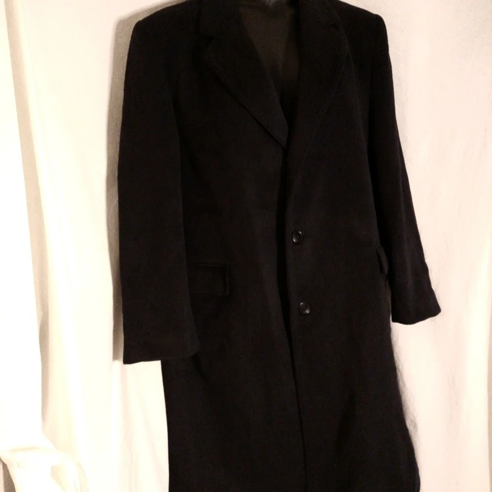 Charles klein wool/Cashmere overcoat - Picture 12 of 13